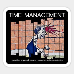 Time Management Sticker